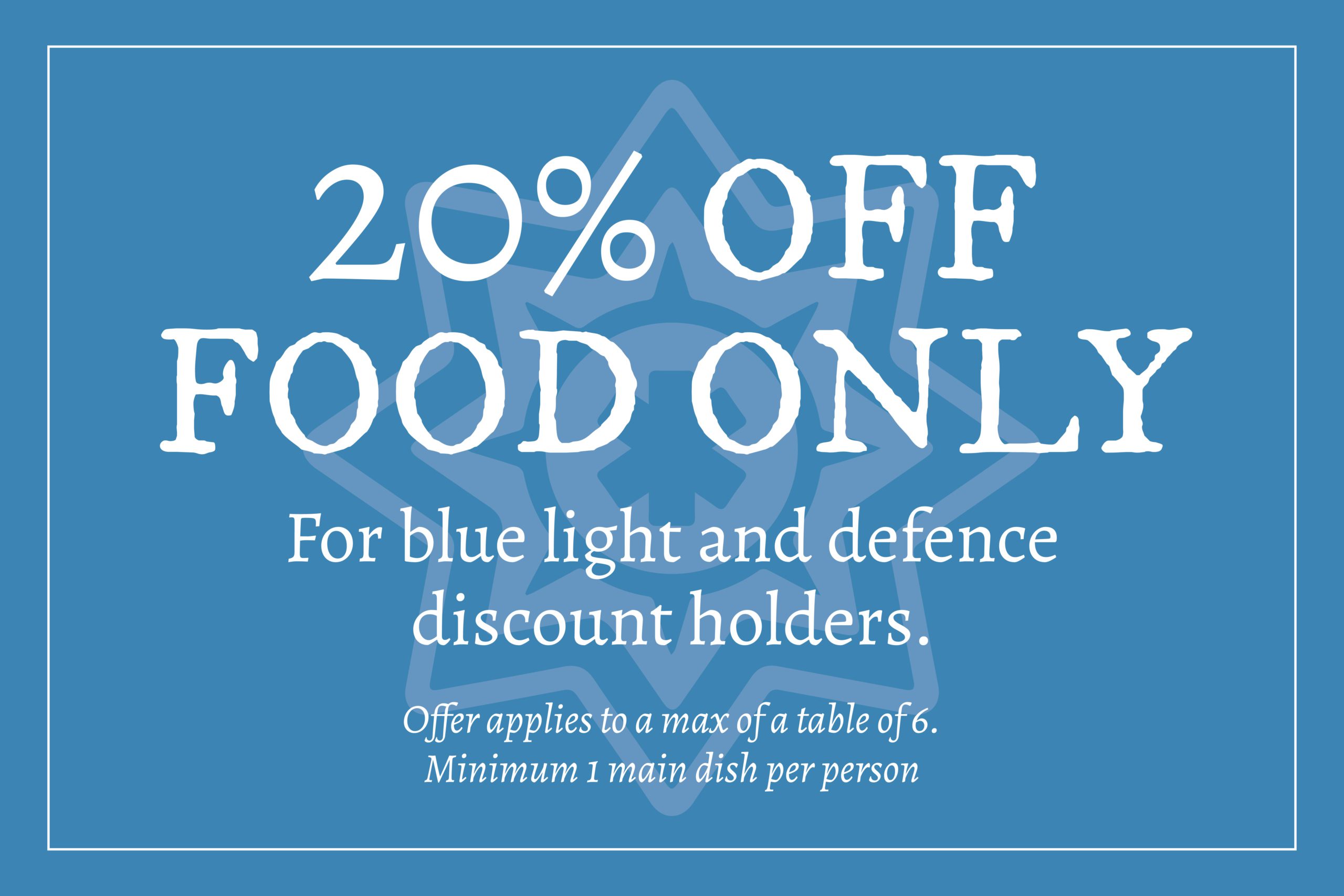 Blue Light Discount Restaurant